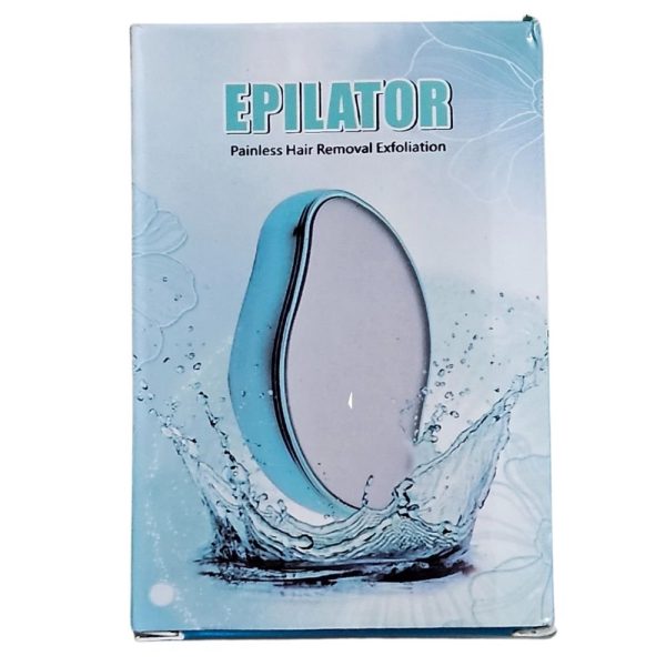 Crystal Hair Eraser – Magic Crystal Hair Remover, Painless Hair Removal with Epilator Mini Hair Remover for Men and Women Leg Arm Back Soft Smooth Silky Skin(Random color)