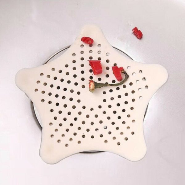 2 PCS-Bathroom Drain Hair Catcher Stopper Sink Strainer Filter Shower Covers White - Image 6