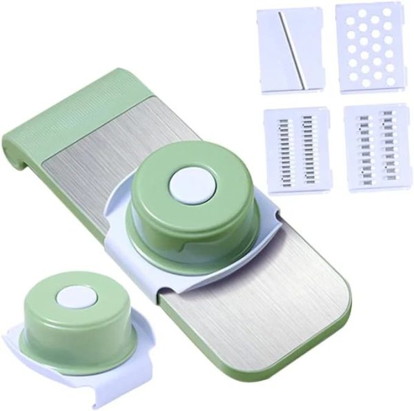 Stainless Steel 5in1 Multifunctional Vegetable Slicer Cutter - Image 4
