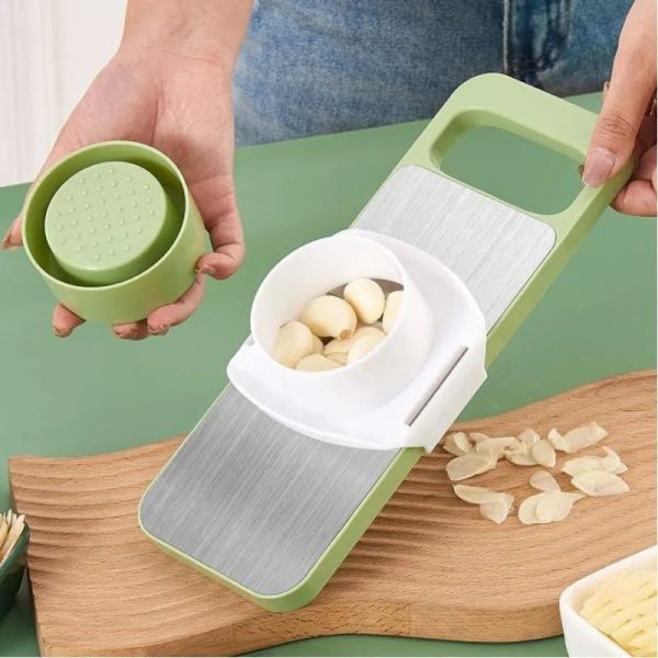 Stainless Steel 5in1 Multifunctional Vegetable Slicer Cutter - Image 7