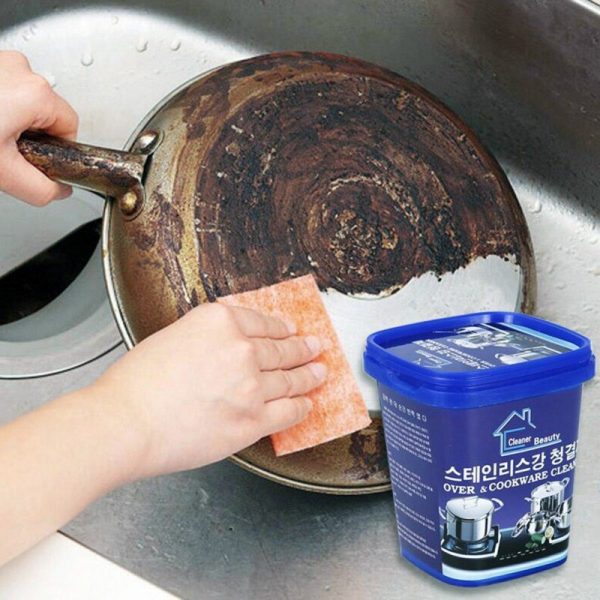 Powerful Stainless Steel Cookware Cleaning Paste - Image 2