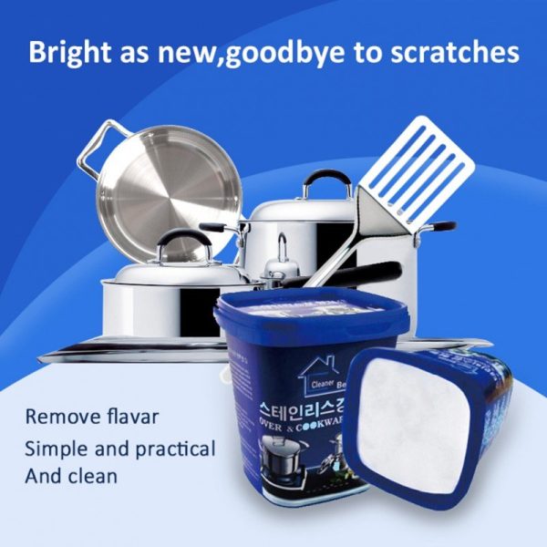 Powerful Stainless Steel Cookware Cleaning Paste - Image 4