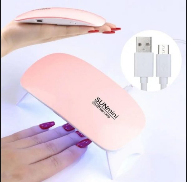 SUN Mini Nails Lamp LED Light Potable UV LED Lamp Nail Dryer Gel Nail 6W US - Image 2