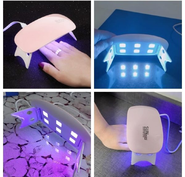 SUN Mini Nails Lamp LED Light Potable UV LED Lamp Nail Dryer Gel Nail 6W US - Image 5