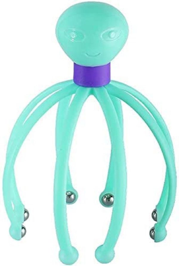 Octopus Head Massager - Head Massager Octopus Claw Scalp Massager - Manual Scalp Massagers, Octopus Claw Scalp Massager for Deep Relaxation & Stress Zorq
