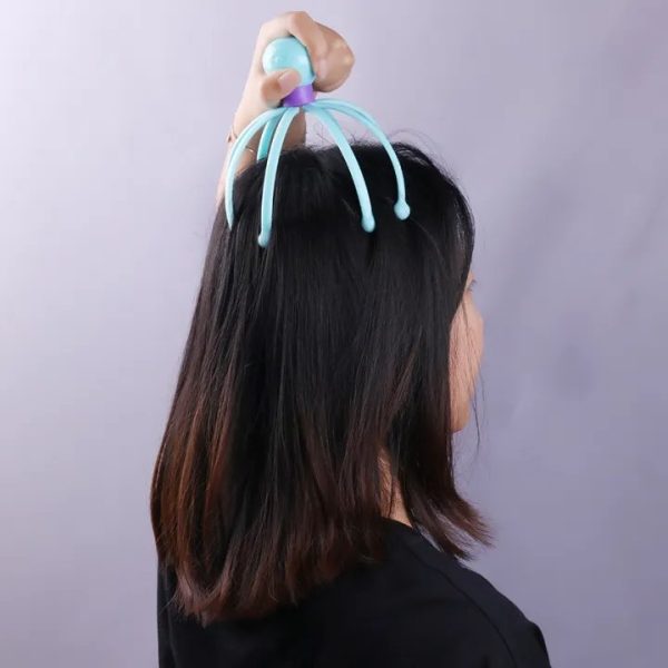 Octopus Head Massager - Head Massager Octopus Claw Scalp Massager - Manual Scalp Massagers, Octopus Claw Scalp Massager for Deep Relaxation & Stress Zorq - Image 2