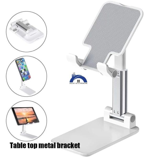 Desktop Folding Lifting Bracket Mobile Phone Stand Desk Mounts For Phones - Image 3