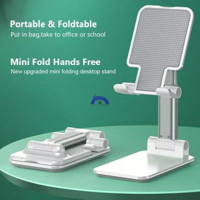 Desktop Folding Lifting Bracket Mobile Phone Stand Desk Mounts For Phones