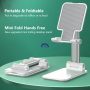 Desktop Folding Lifting Bracket Mobile Phone Stand Desk Mounts For Phones