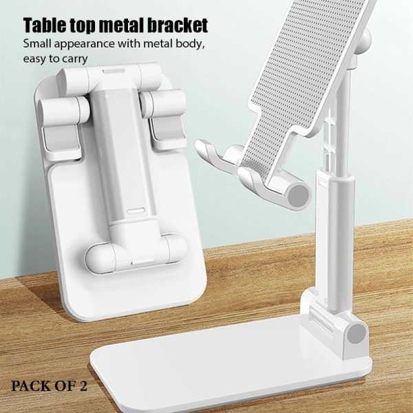 Desktop Folding Lifting Bracket Mobile Phone Stand Desk Mounts For Phones - Image 7