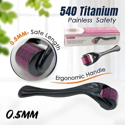Derma Roller | Acne Scars Treatment | 540 Needles ( 0.5mm)