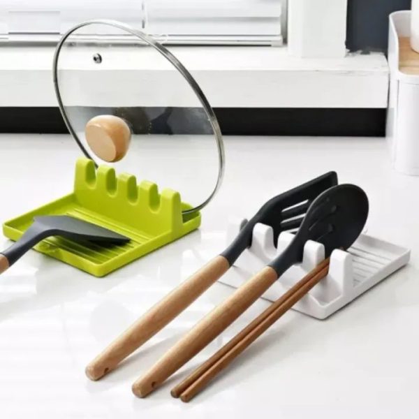 High quality kitchen lids cover & spoon holder/ spoon stand, making ease in cooking, spoon holder stand / spoon rest & lids stand, kitchen organizer spoon organizer spoon rack, kitchen accessories cutlery organizer stand, combo with pot holder - Image 4