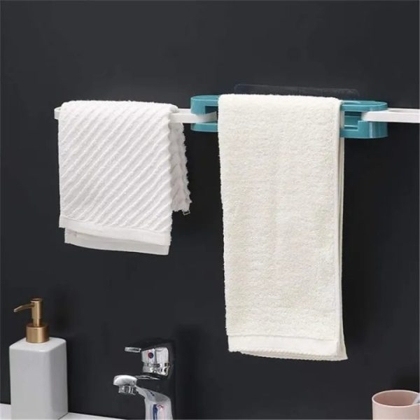 3 In 1 Storage Bins Shoe Holder Foldable Wall Mounted Self Adhesive Foldable Bathroom Wall Slipper Storage Holder Mini Shoe Rack Folding Slippers Organizer - Image 6