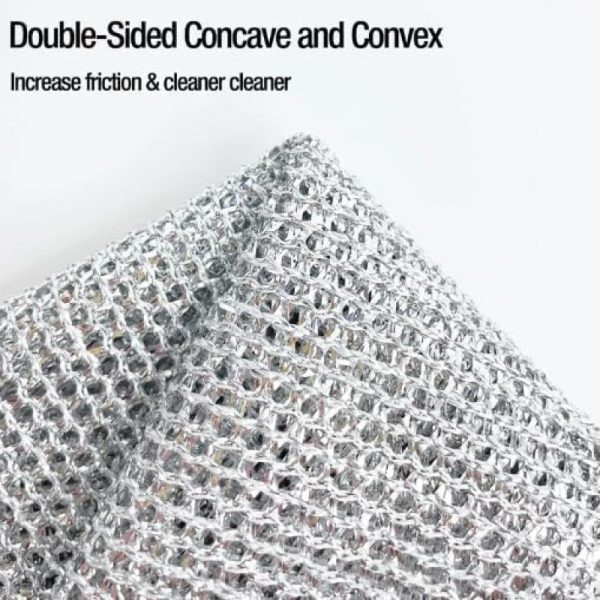 Kitchen Steel Mesh Wire Dishwasher Cleaning Cloth Piece - Image 2