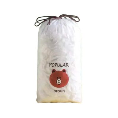 100Pcs Reusable Elastic Food Storage Covers Disposable Food Plastic Wraps Storage
