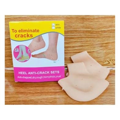 Silicone Heel Anti Crack Set For Men And Women Free Size -2pcs - Image 2