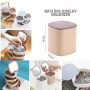 Jewelry Box Large Capacity Four Layer Stackable ABS Durable Rotatable Storage Jewelry Organizer For Jewelry items