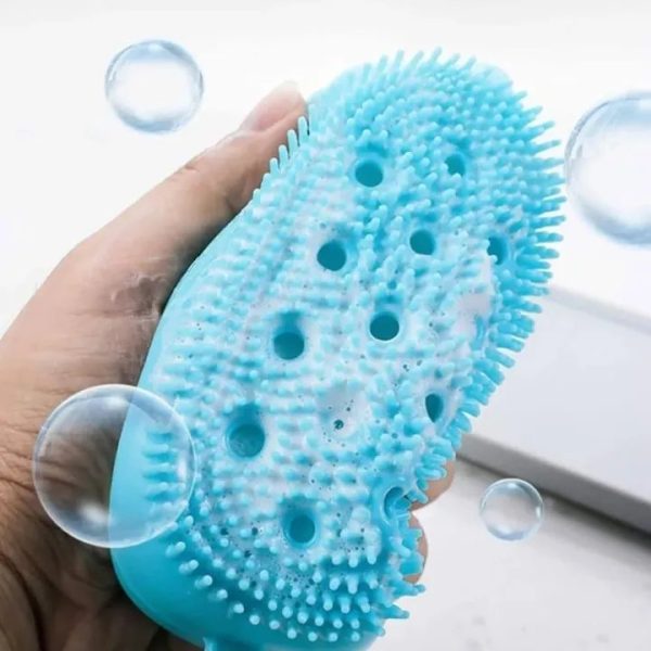 Exfoliating Bath Sponge，2 in 1 Loofah Sponge Gloves for Bath，Exfoliating Body Scrubber for Men and Women - Image 4