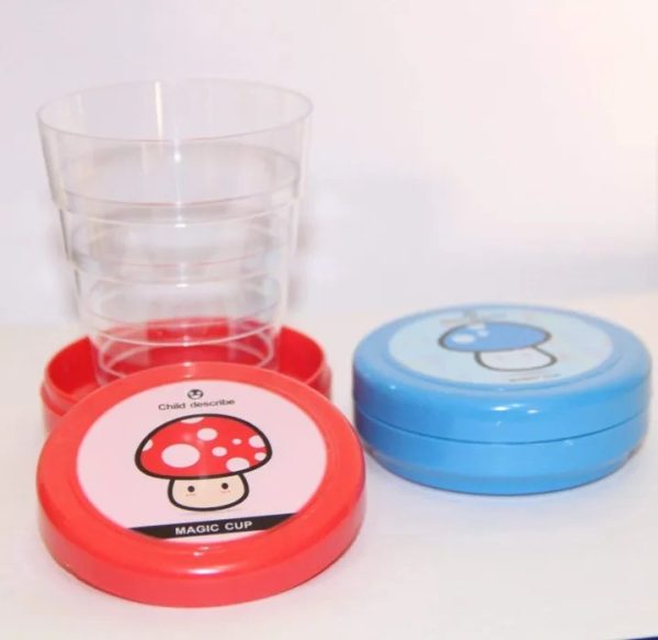 Foldable Glass/Magic Cup 1 or 2 Availble | Easy To Carry in Pocket | Pocket Glass - Image 2