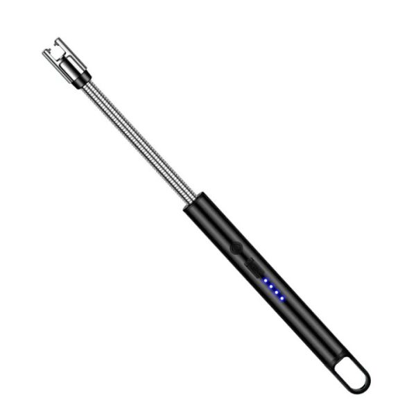 Rechargeable Electric Lighters,USB Lighter ,Stove Lighter, Geyser Long Lighter Use Plasma Arc to Ligh Candle, Windproof Arc Lighter, Candle Lighter, BBQ Grill Lighter, Camping Accessories with LED Battery Display Screen, Flameless 360° Flexible lighter - Image 2