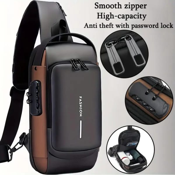 Anti-theft Cross Body Bag  Random colour