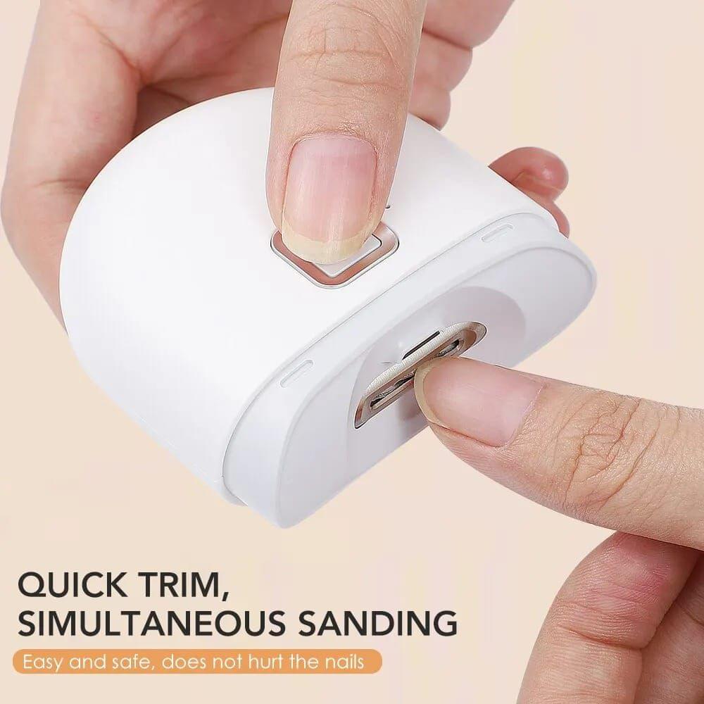 Automatic Electric Nail Clipper Trimmer For Elderly And Children Anti-splash Home Use Nail Scissors  Rechargeable - Image 3