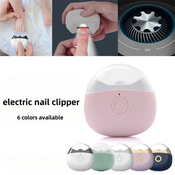 Automatic Electric Nail Clipper Trimmer For Elderly And Children Anti-splash Home Use Nail Scissors  Rechargeable - Image 5